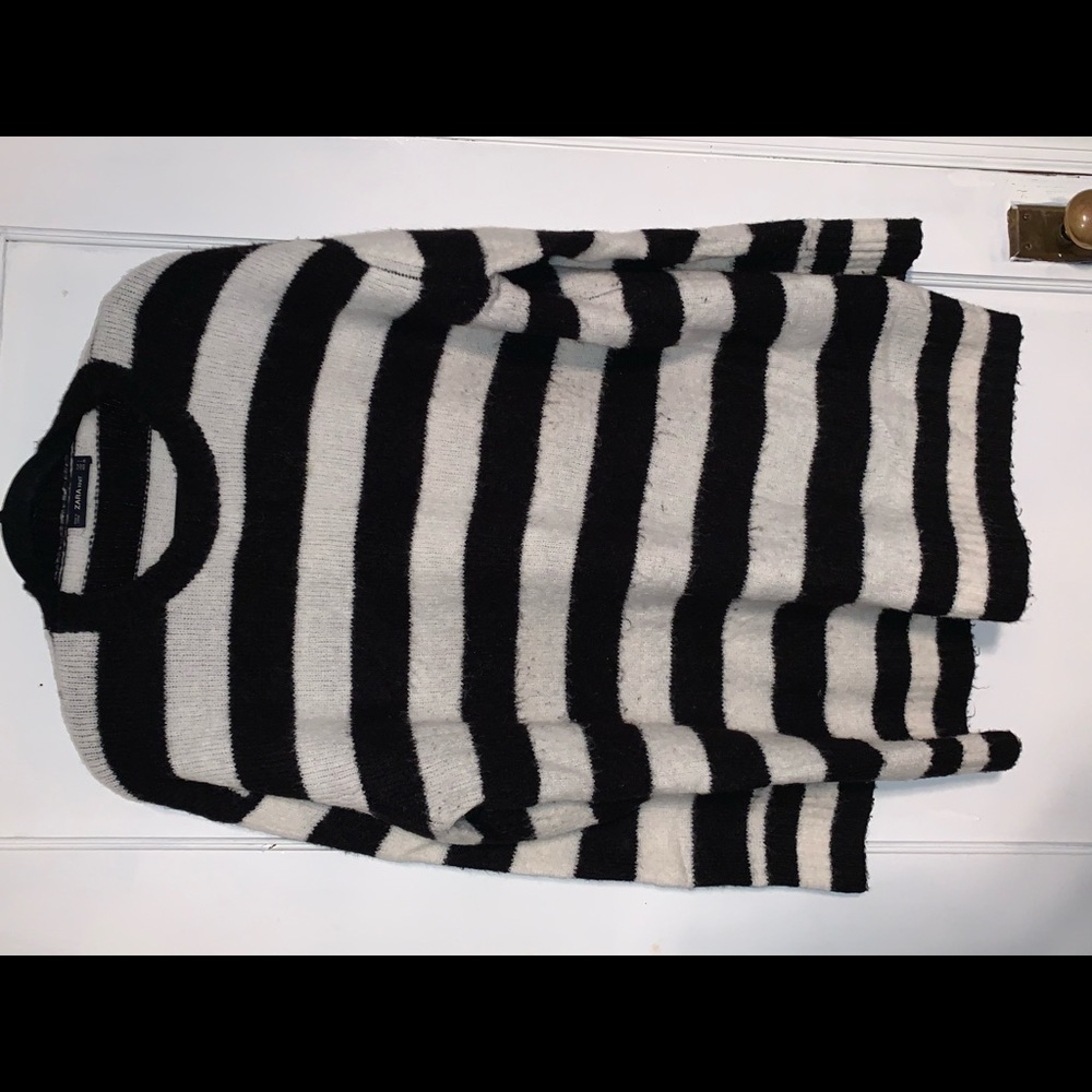Zara Oversized Striped Sweater